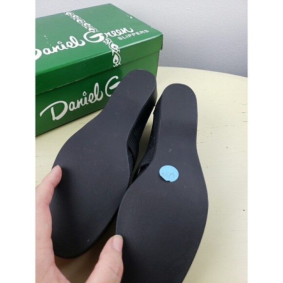 WOMEN'S DANIEL GREEN BLACK Diamond LEISURE BALLET FLAT, SIZE 7.5AA, MADE IN USA - Picture 5 of 9